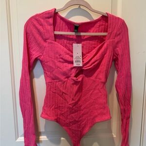 Pink Long Sleeve Bodysuit
